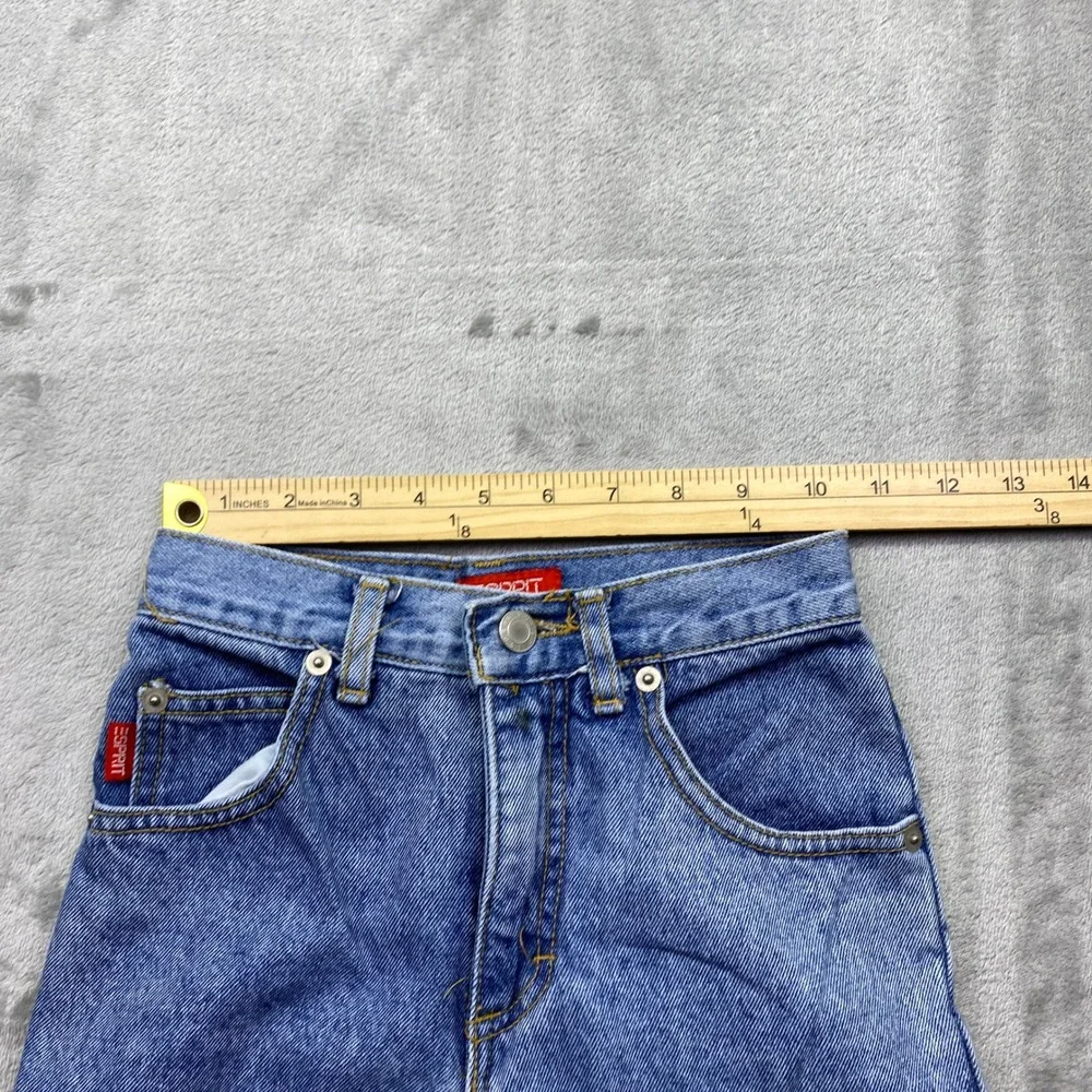 VTG Esprit Kids Acid Wash Denim Jeans Light Blue Sz 10 Fits 20